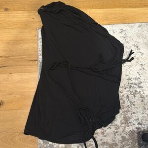 One Shoulder Riller & Fount Dress